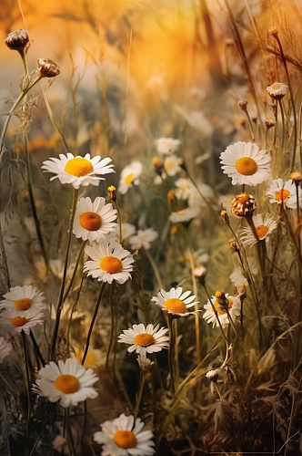 AI数字艺术极简夏季花卉向日葵摄影图片