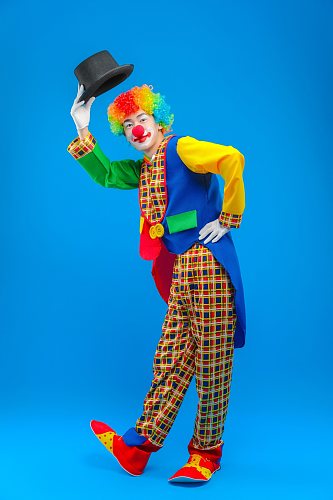 变魔术幽默搞笑小丑人物摄影图片