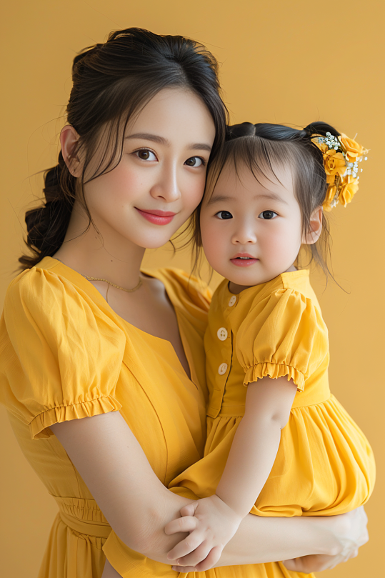 AI数字艺术母亲节肖像人物摄影图-众图网