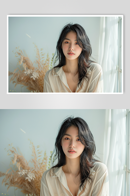 AI数字艺术美女医美肖像人物摄影图-众图网