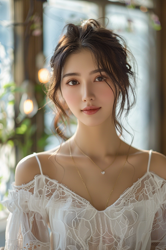 AI数字艺术美女医美肖像人物摄影图-众图网