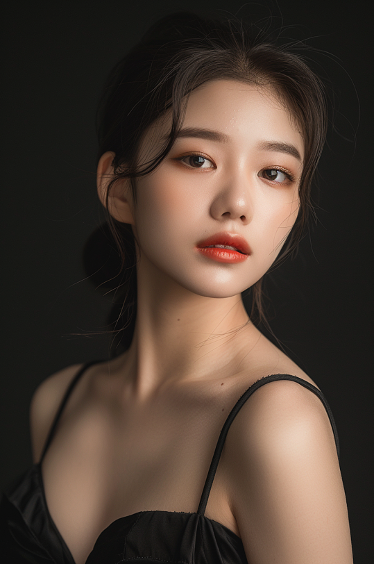 AI数字艺术美女医美肖像人物摄影图-众图网