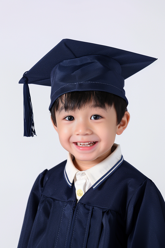 AI數(shù)字藝術(shù)兒童小學(xué)生畢業(yè)季肖像人物攝影圖