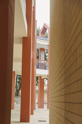 教学楼校园建筑风景摄影图