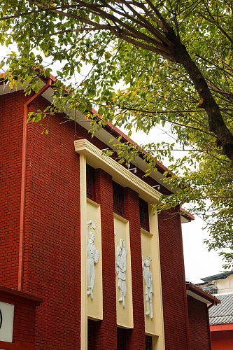 教学楼校园建筑风景摄影图