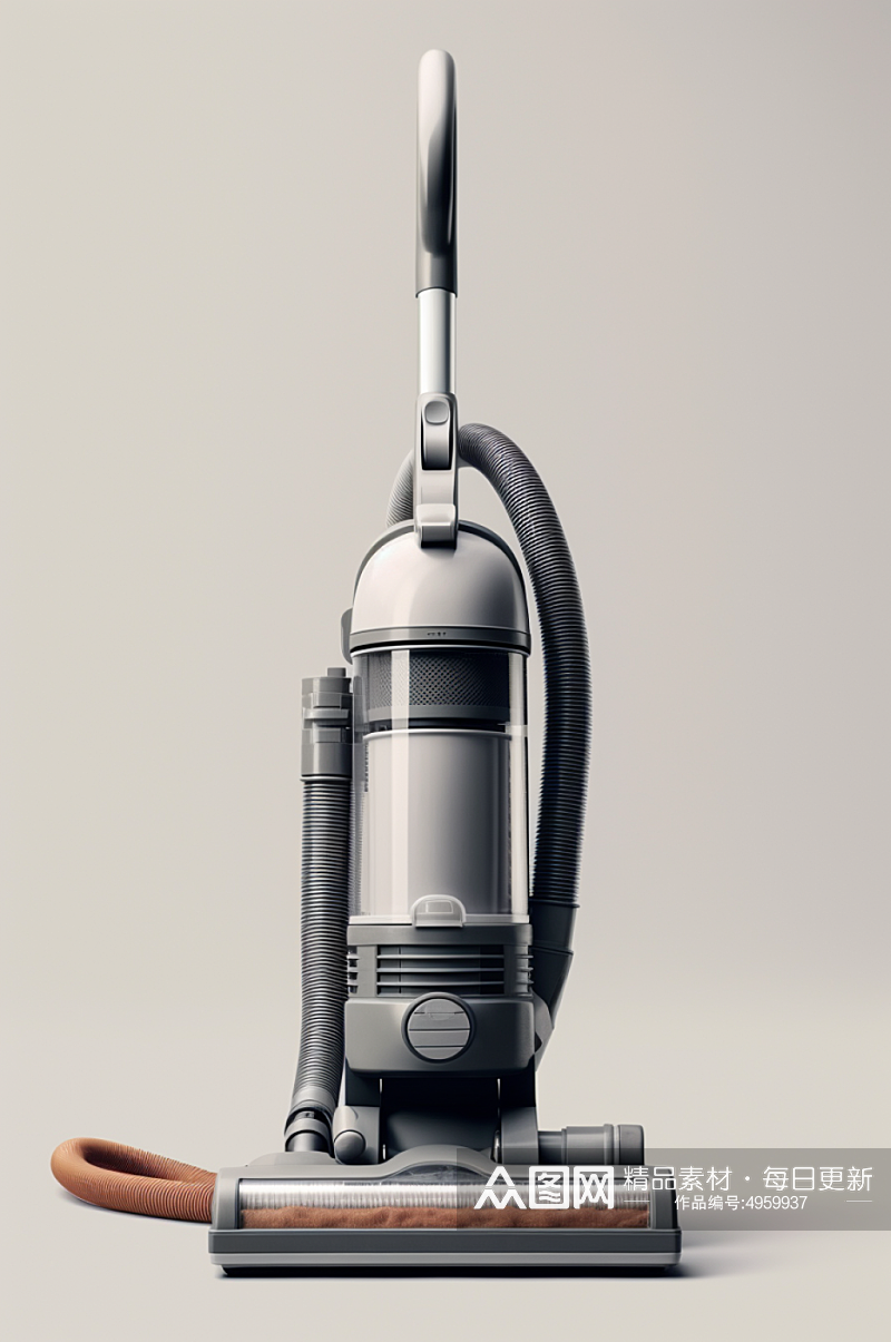 AI数字艺术吸尘器家用清洁电器摄影图片素材