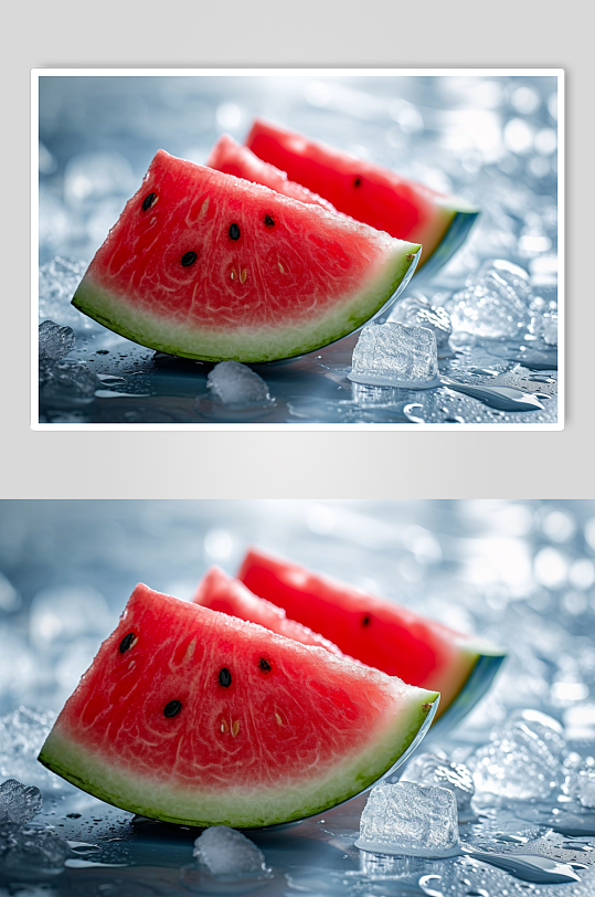 AI数字艺术美味水果西瓜图片