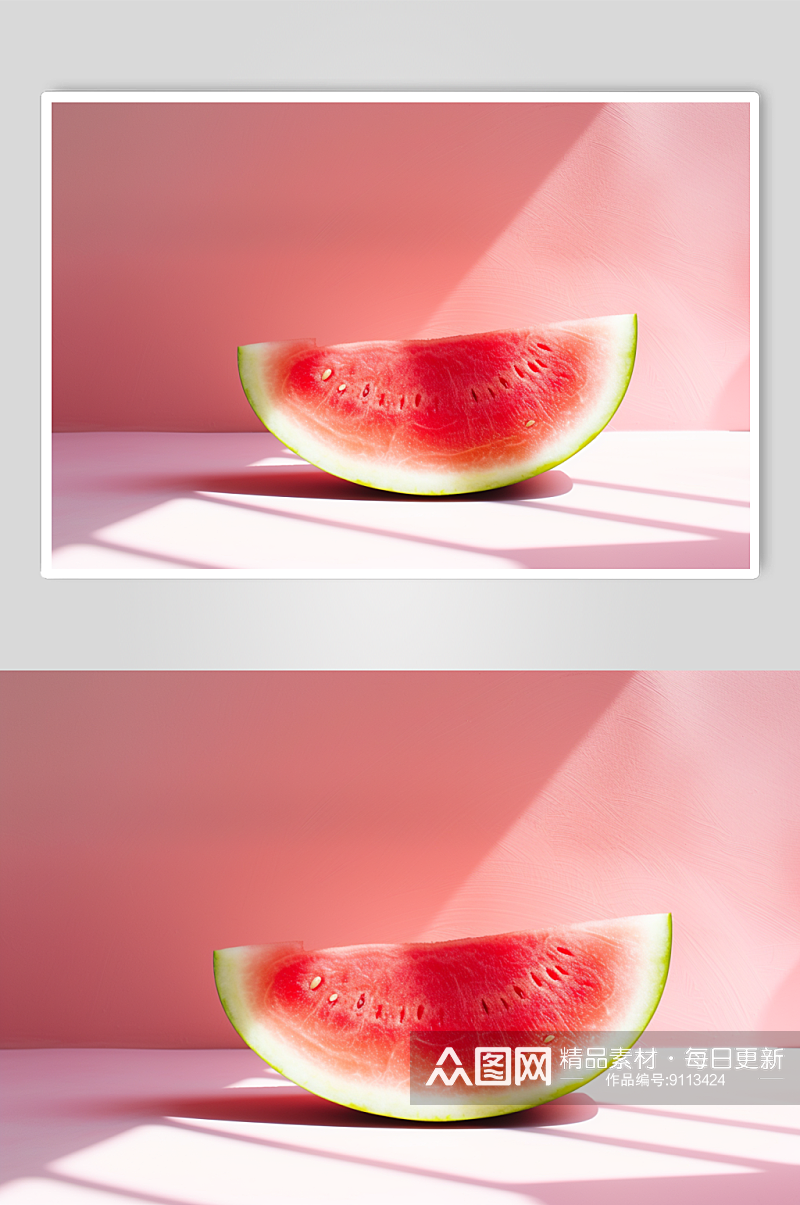 AI数字艺术水果西瓜图片素材