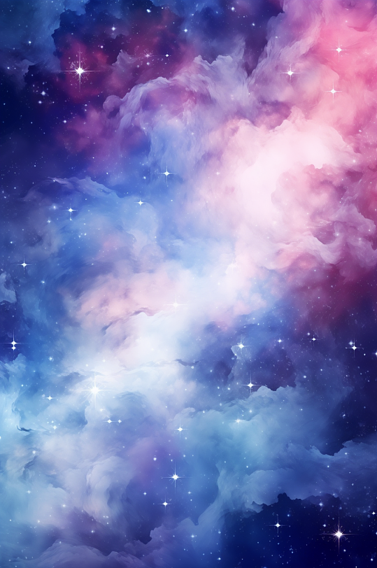 AI数字艺术宇宙星河星空底图背景图-众图网