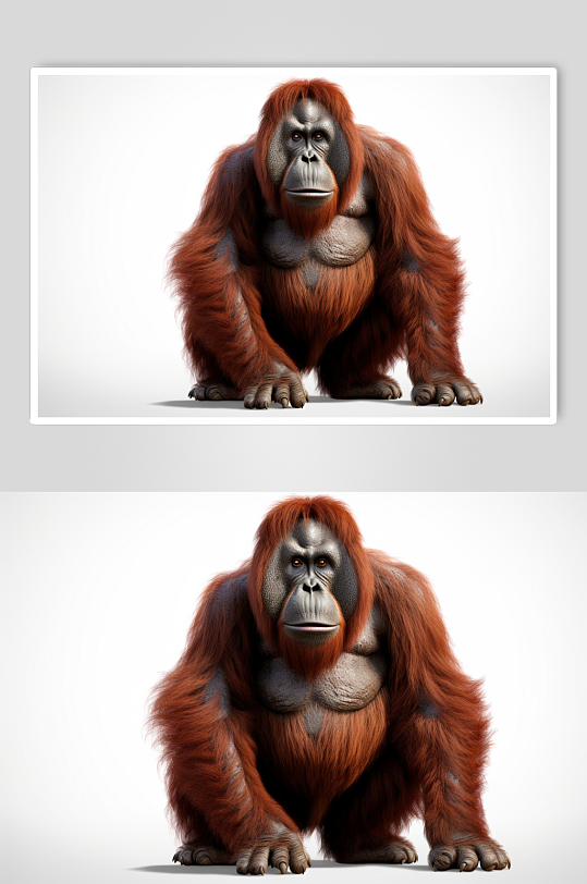 AI数字艺术高清猩猩动物摄影图片