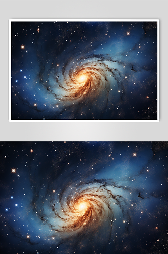 AI数字艺术宇宙星云图片