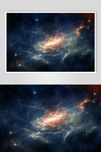 AI数字艺术宇宙星云图片