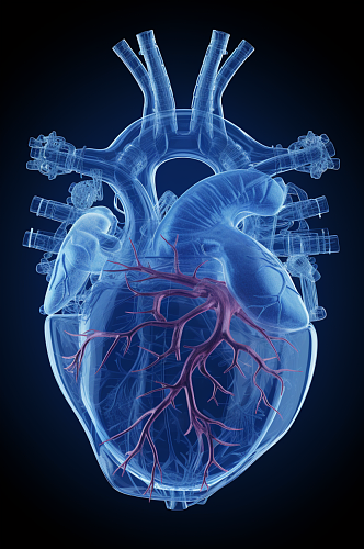 AI数字艺术医疗心脏图片