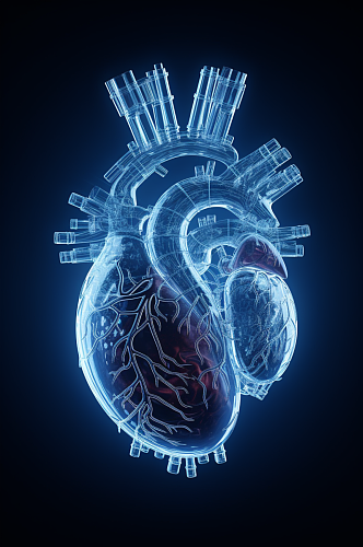 AI数字艺术医疗心脏图片