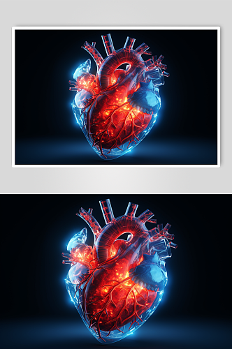 AI数字艺术医疗心脏图片
