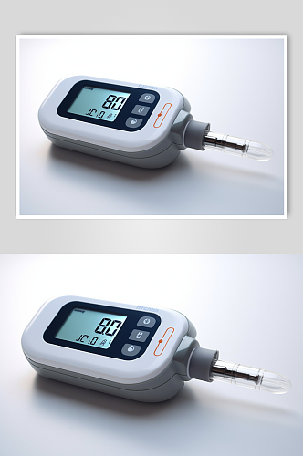 AI数字艺术血糖测量仪医疗仪器摄影图片