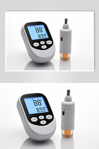 AI数字艺术血糖测量仪医疗仪器摄影图片