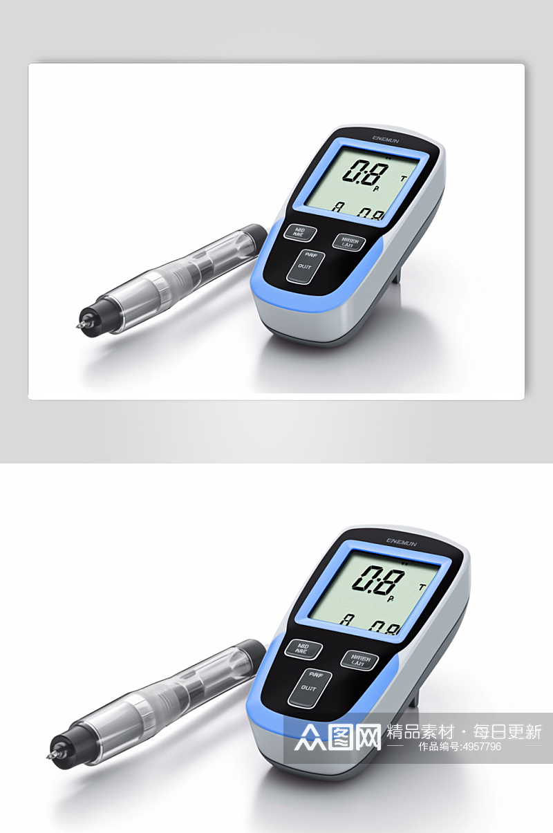AI数字艺术血糖测量仪医疗仪器摄影图片素材