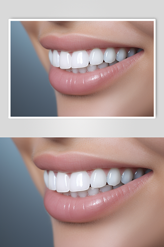 AI数字健康牙齿美丽笑容摄影图
