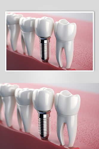 AI数字艺术医疗牙齿模型