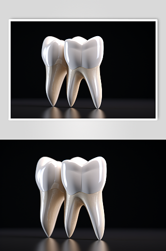 AI数字艺术医疗牙齿模型