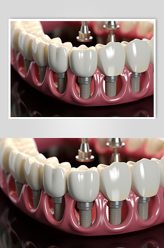 AI数字艺术医疗牙齿模型