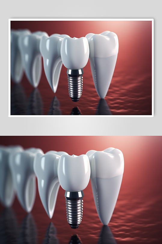 AI数字艺术医疗牙齿模型