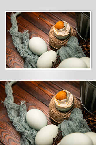 端午节咸鸭蛋蛋黄美食食物摄影图片