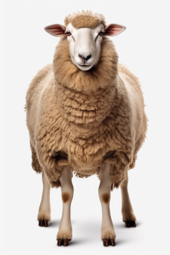 AI数字艺术萌趣羊家畜动物摄影图片