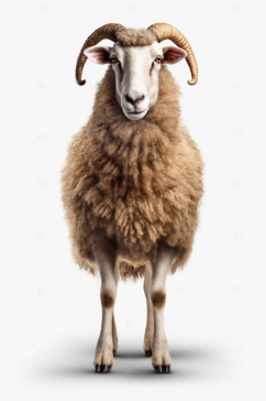 AI数字艺术萌趣羊家畜动物摄影图片