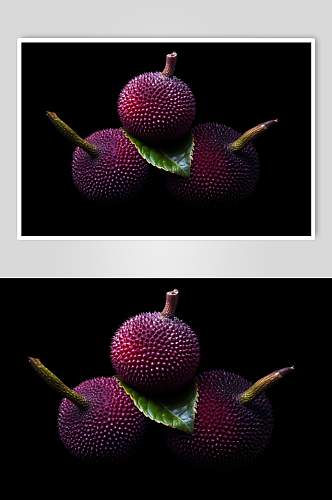 AI数字艺术新鲜杨梅水果摄影图片