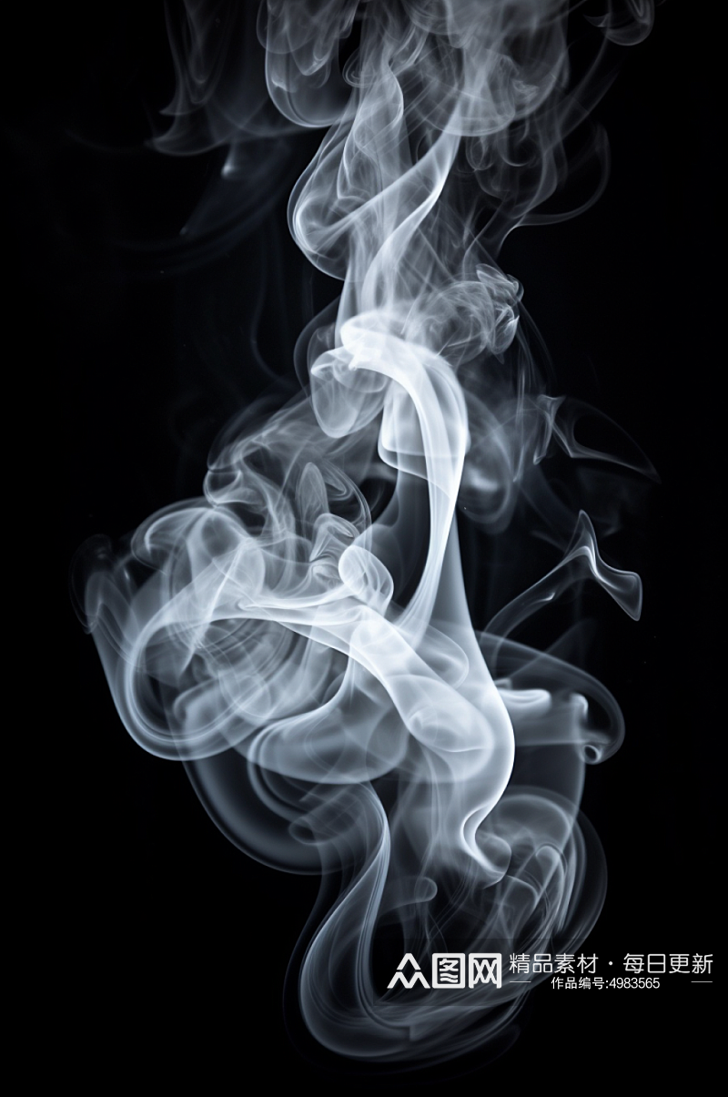 AI数字艺术高清烟雾水蒸气摄影图片素材