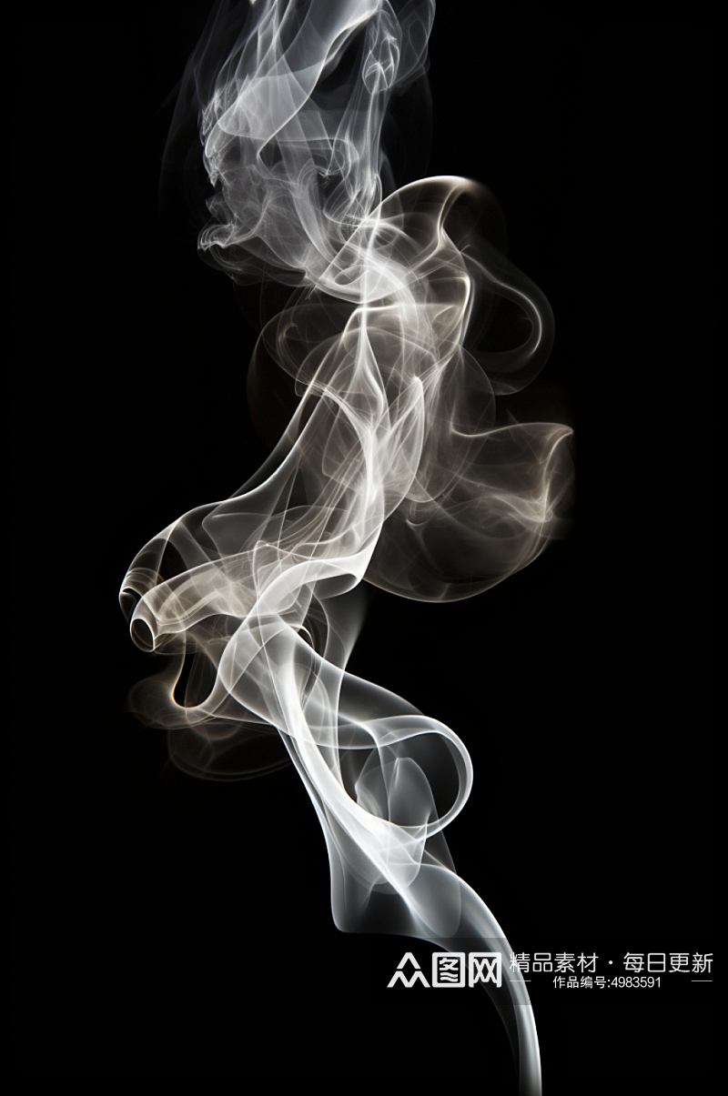 AI数字艺术高清烟雾水蒸气摄影图片素材