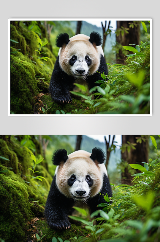 AI数字艺术真实野生动物模型-众图网