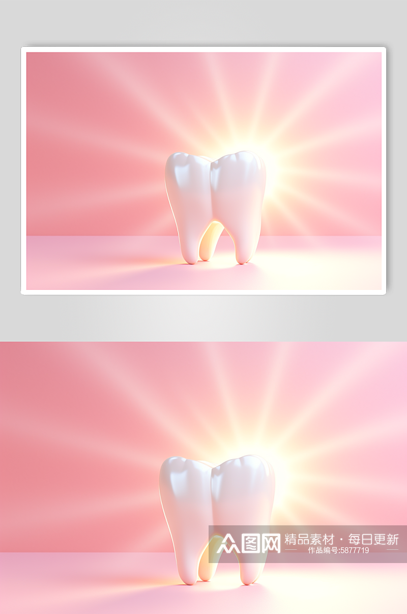 AI数字艺术医疗牙齿模型素材