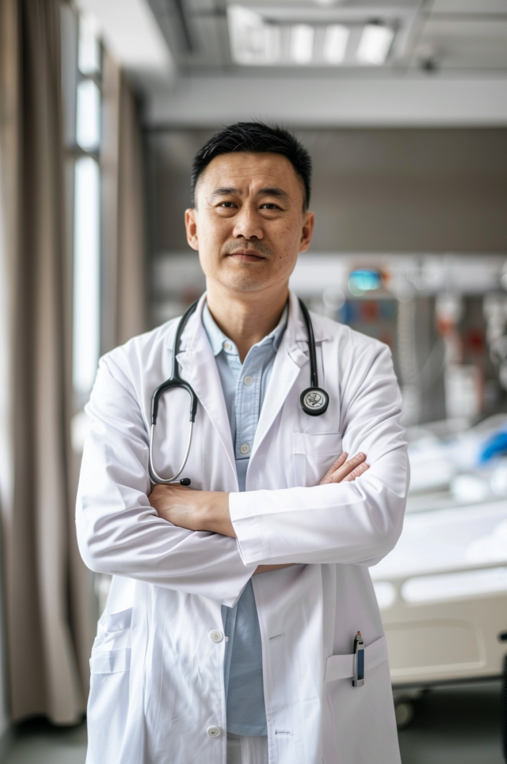 AI数字艺术医生肖像人物摄影图素材