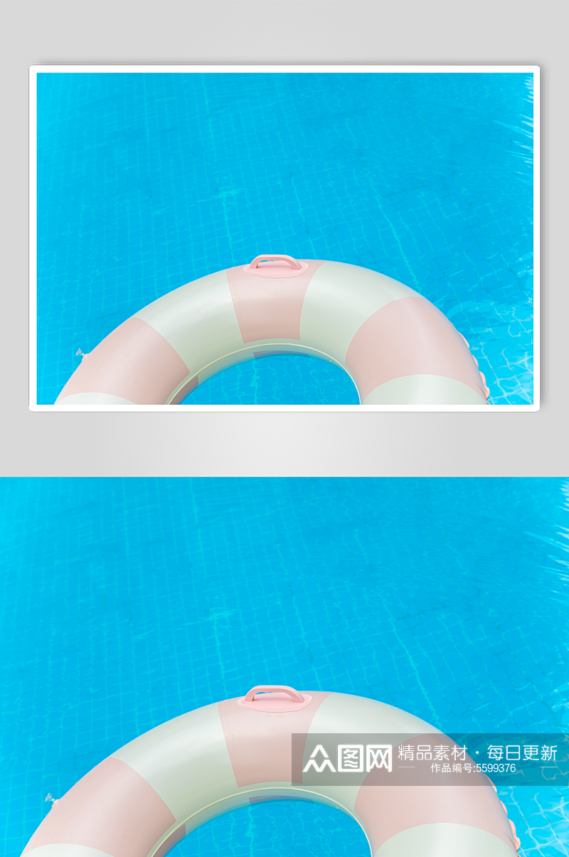 夏日泳池避暑摄影图片素材