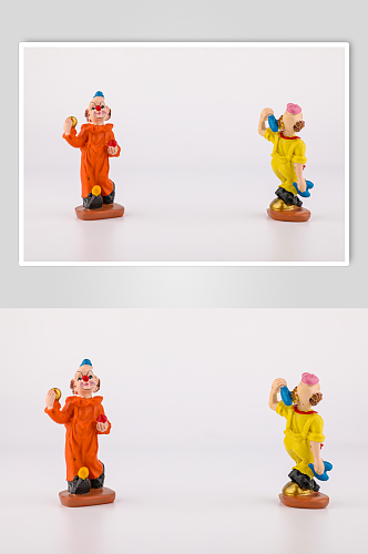 卡通小丑玩偶创意愚人节摄影图