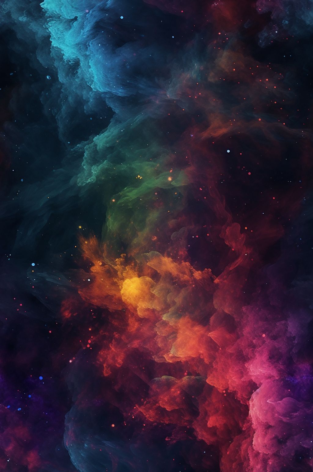  AI数字艺术宇宙背景图素材