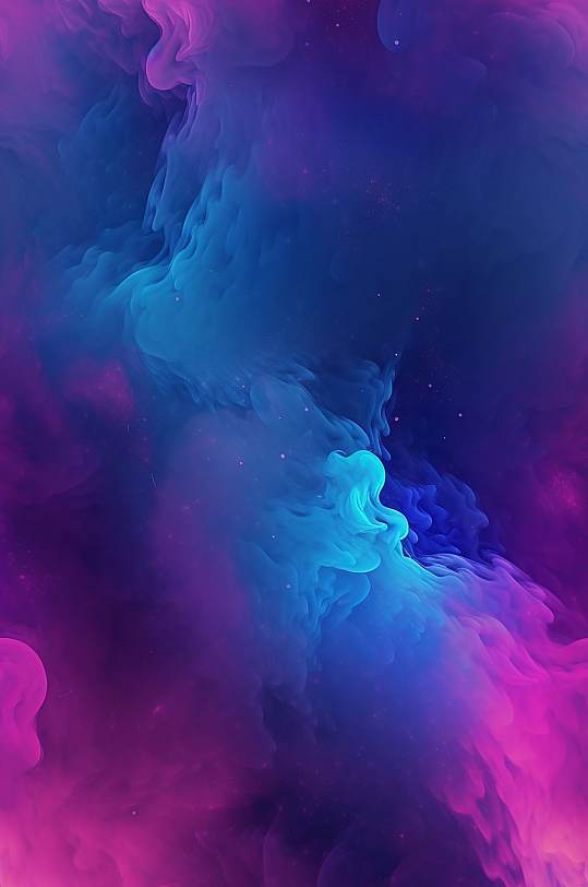  AI数字艺术渐变星空背景