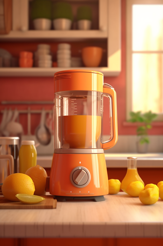AI数字艺术高清榨汁机家用电器摄影图片