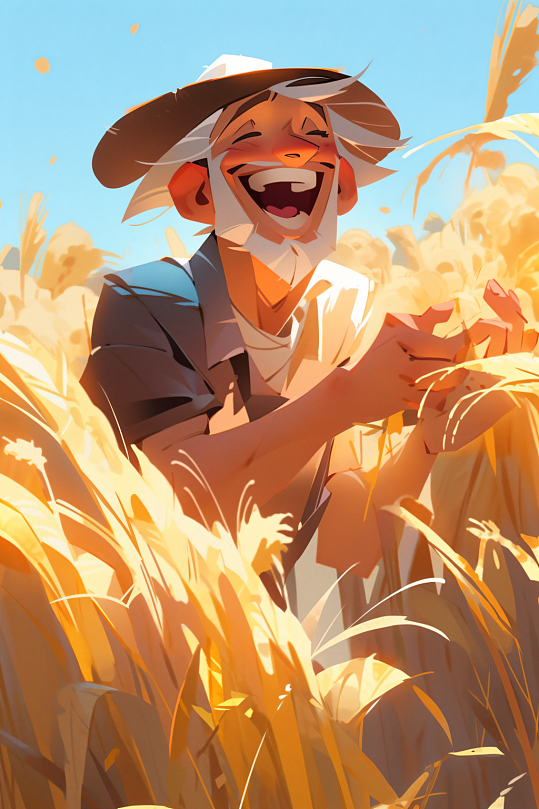 数字艺术五一劳动节各职业卡通人物插画-众图网