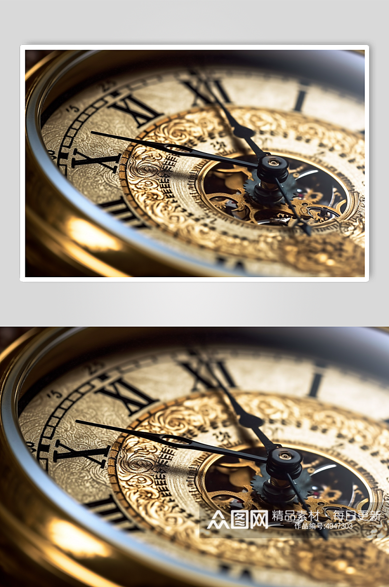 AI数字艺术手表钟表时钟企业精神文化摄影图片素材