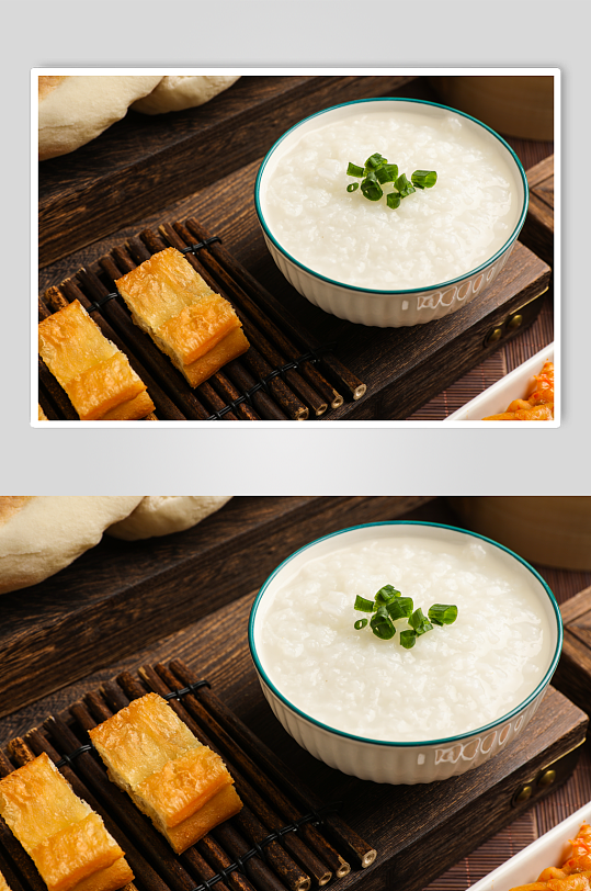 养生白粥粥类美食摄影图片