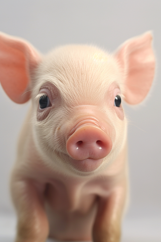 AI数字艺术高清猪家禽动物摄影图片
