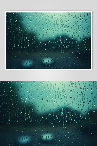 AI数字艺术暴雨自然天气摄影图