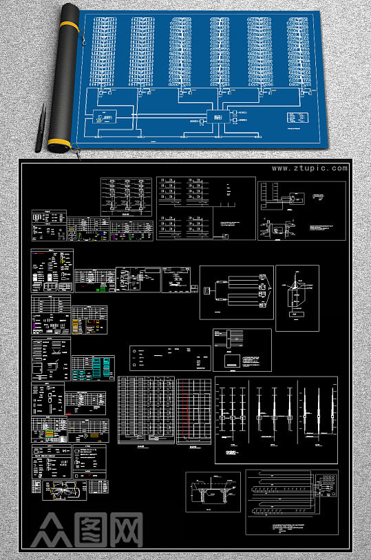 原创弱电智能化设计图库-众图网