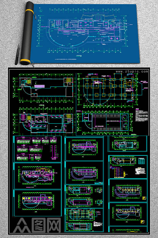 原创CAD供电局电气设计图