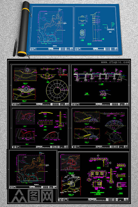 整套环境景观工程CAD施工图