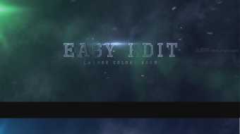 酷炫金属文字片头AE模版-众图网